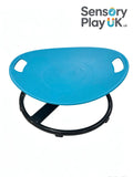 Blue kids sensory spinning chair metal frame