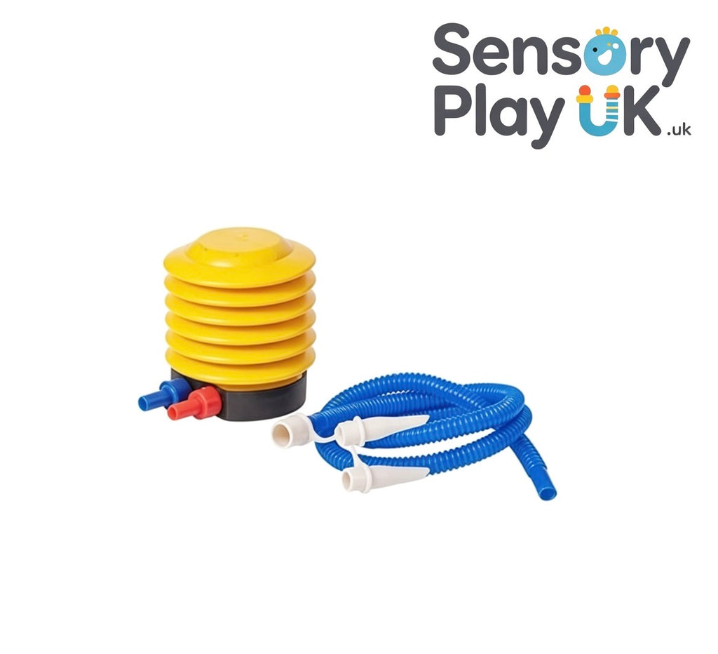 Blue Sensory Peanut Yoga Ball Inflatable Set with Pump