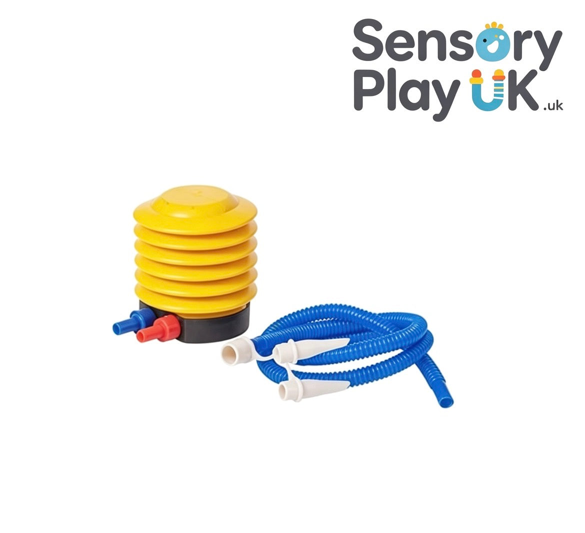 Blue Sensory Peanut Yoga Ball Inflatable Set with Pump