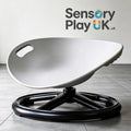 Grey kids sensory spinning chair