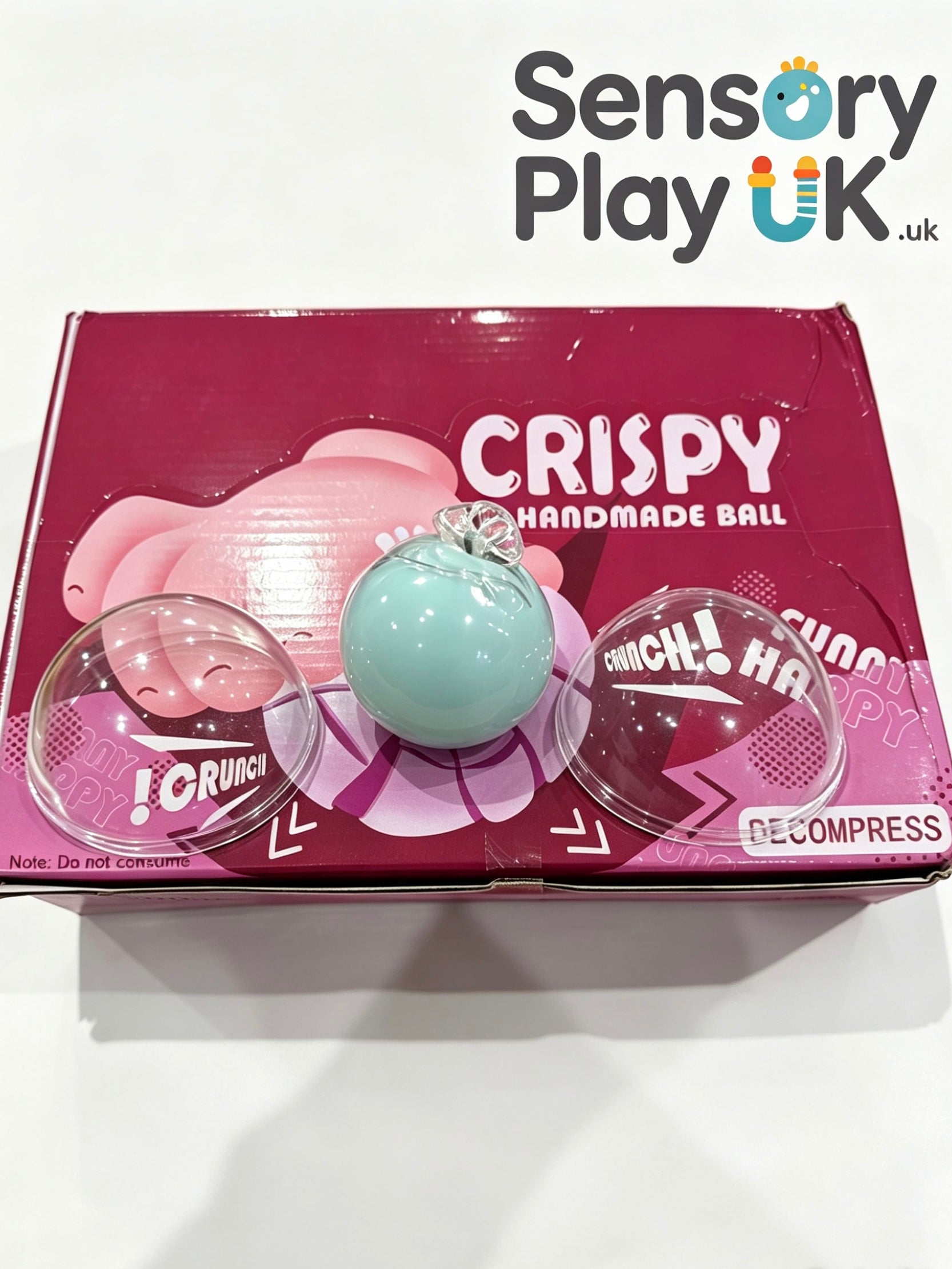 🟡 Crispy Crunch Handmade Ball | Sensory Fidget Toy