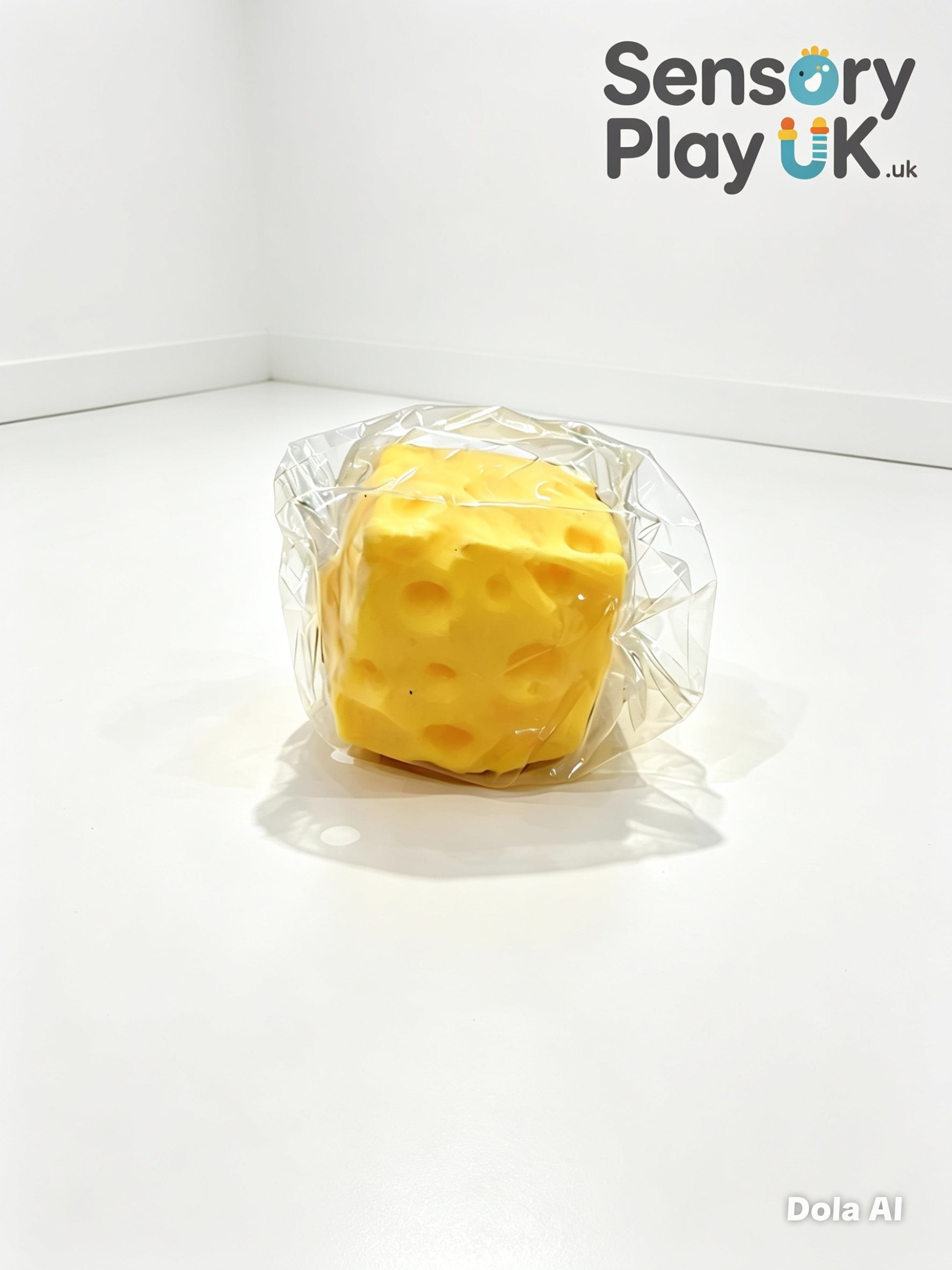🧀 Cheese Cube Squishy Sensory Fidget Toy